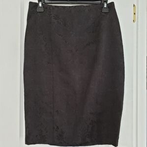 Black pencil skirt